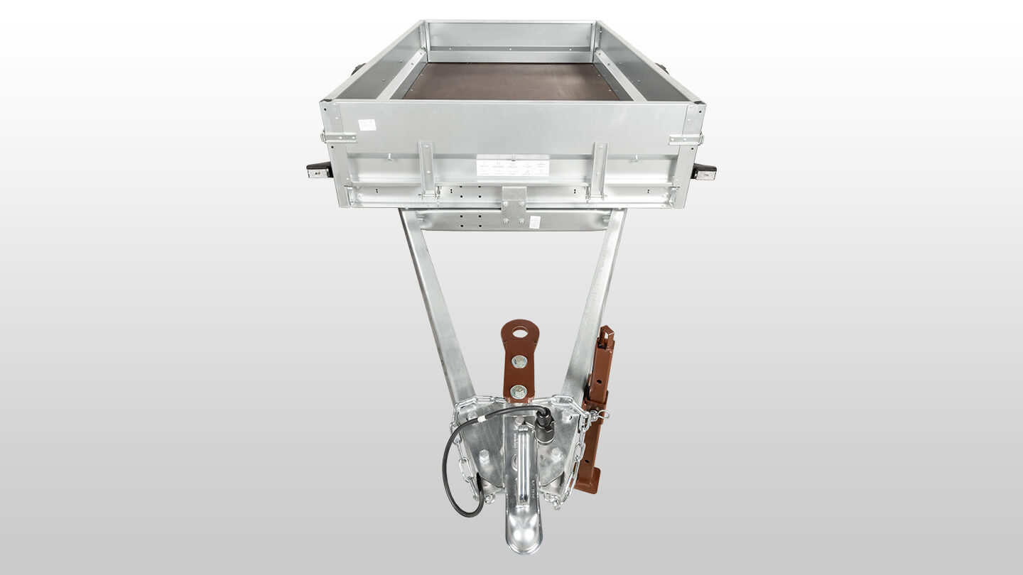 Прицеп Flagman | Флагман ПТТ — 0,5-0,7 с ПТС к мини-трактору (универсальный) 1