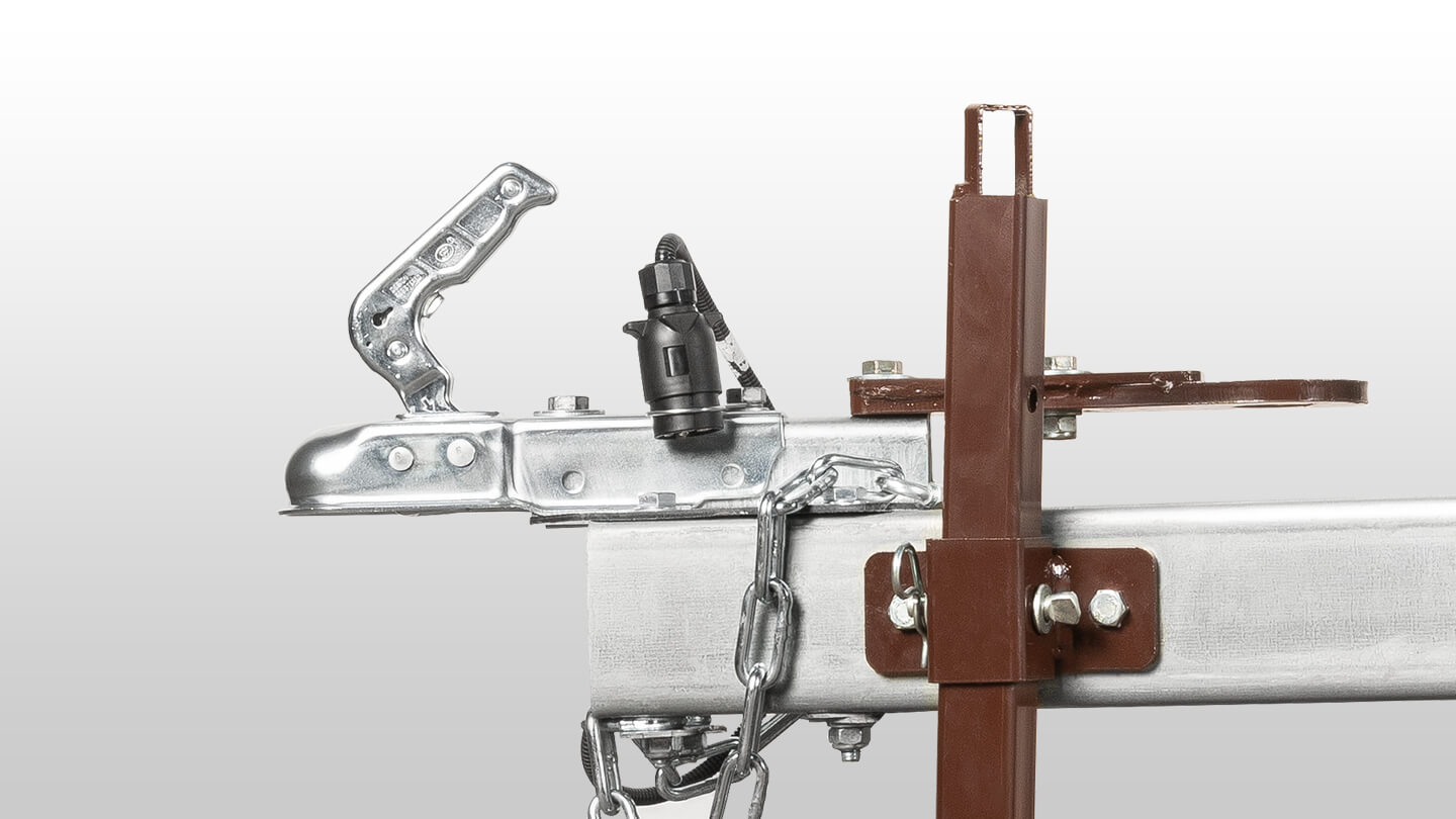 Прицеп Flagman | Флагман ПТТ — 0,5-0,7 с ПТС к мини-трактору (универсальный) 2