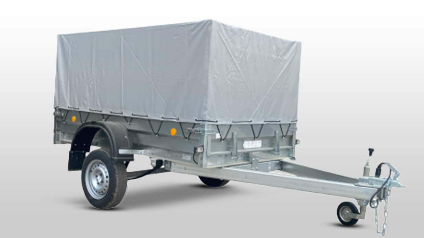 Прицеп Flagman | Флагман ПТТ — 0,5-0,7 с ПТС к мини-трактору (универсальный) 1