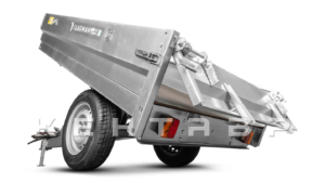 Прицеп Flagman | Флагман C/ПТТ — 1,0 с ПСМ к мини-трактору (самосвальный)