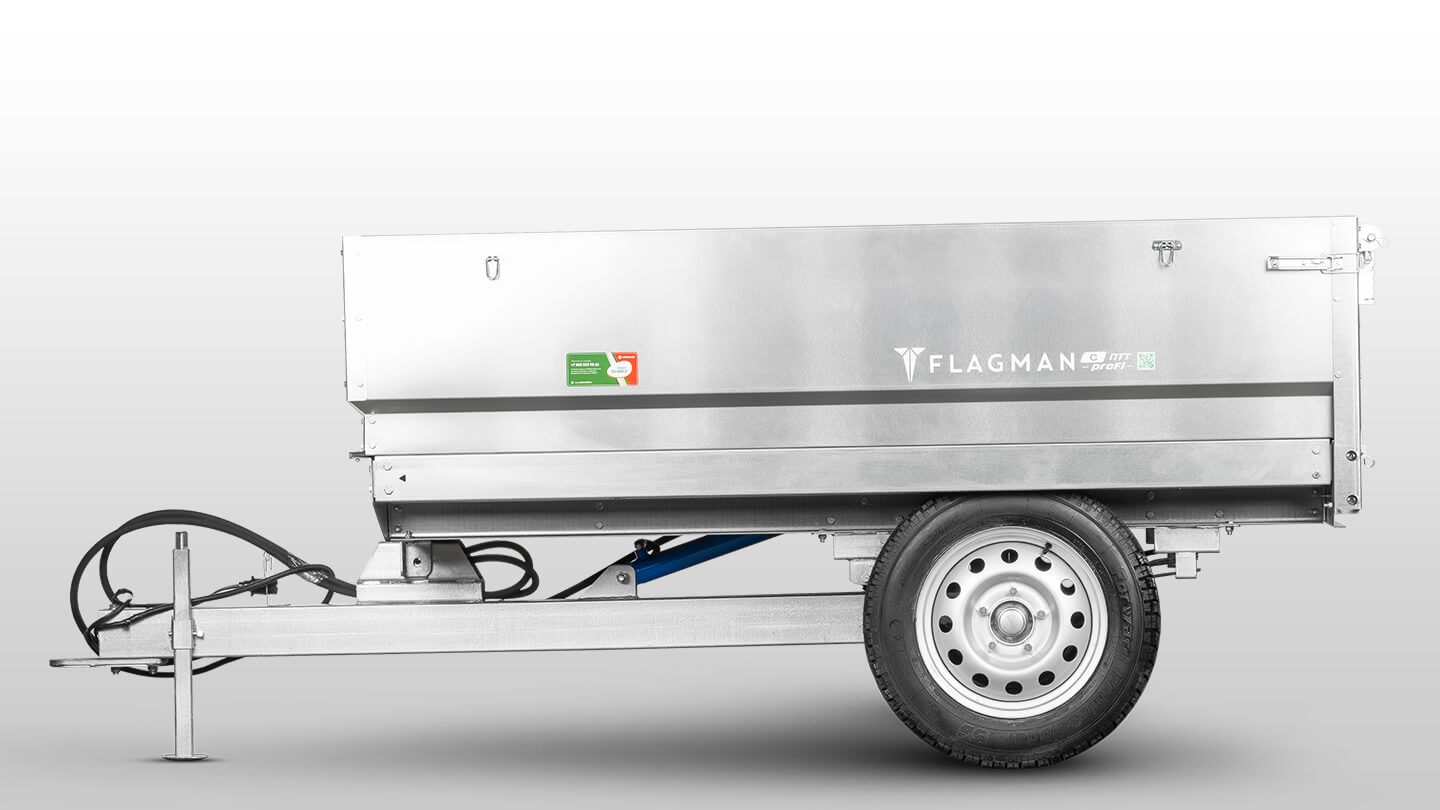 Прицеп Flagman | Флагман C/ПТТ/Р — 1,5 с ПСМ к трактору (самосвальный/рессорный) 0