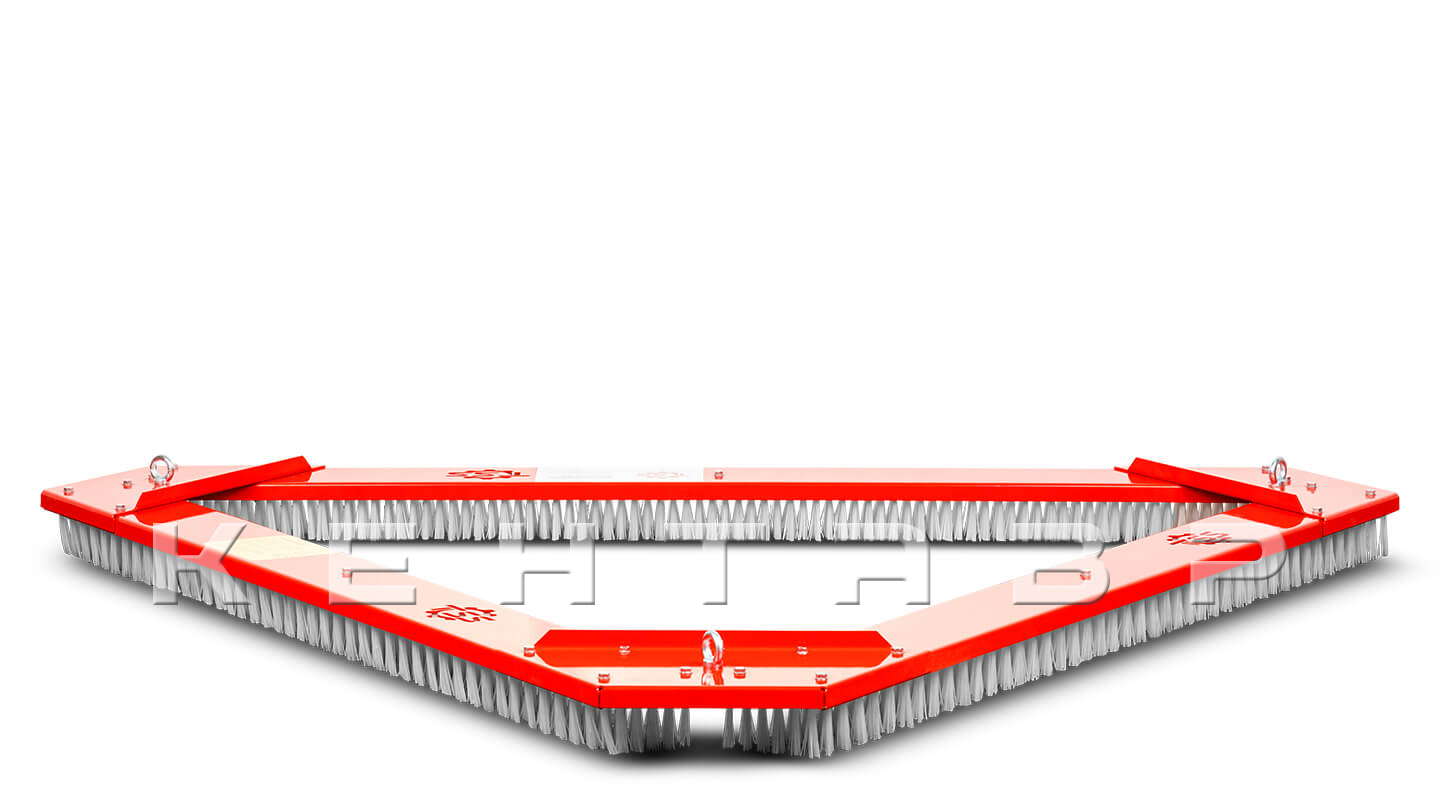 Щётка для газона треугольная TOSS A — 1800