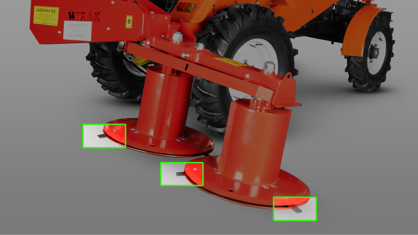Косилка роторная Wirax | Виракс Z-069/3 (1,35 м на короткой ноге) 0