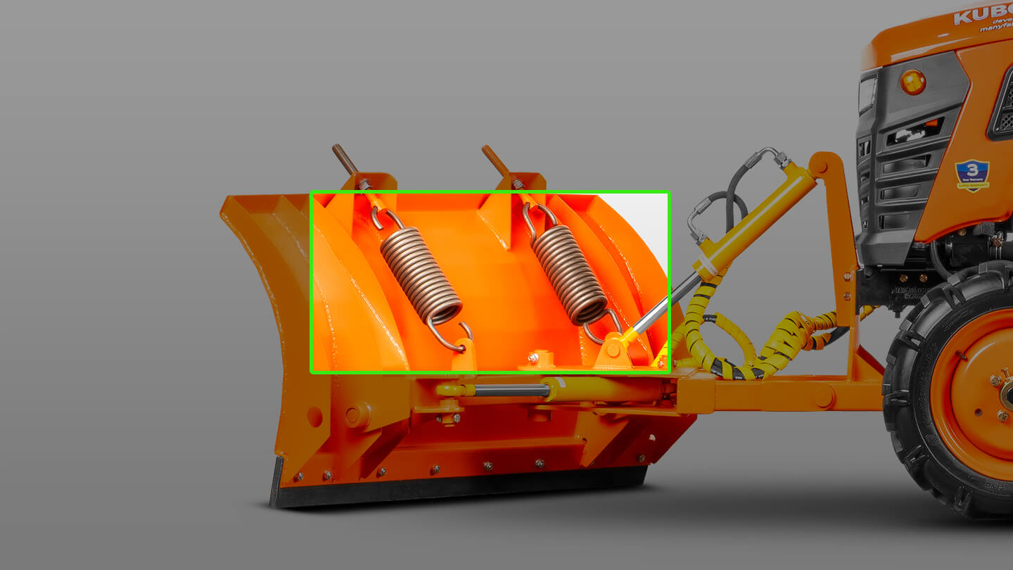 Отвал Flagman | Флагман к трактору Кентавр MASTER Т-5К/344 с пружинными амор. и гидропов. (1,2 м) 0