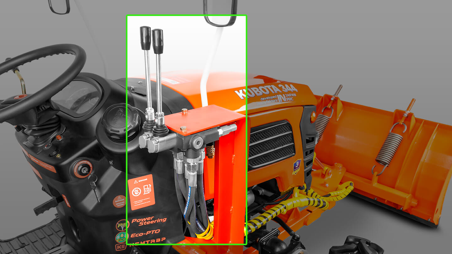 Отвал Flagman | Флагман к трактору Кентавр MASTER Т-5К/344 с пружинными амор. и гидропов. (1,2 м) 0