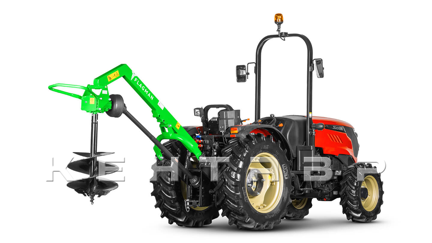 Земляной бур Flagman | Флагман M2 20/60 + (кардан 120см/6х6/усиленный/со шпонкой)