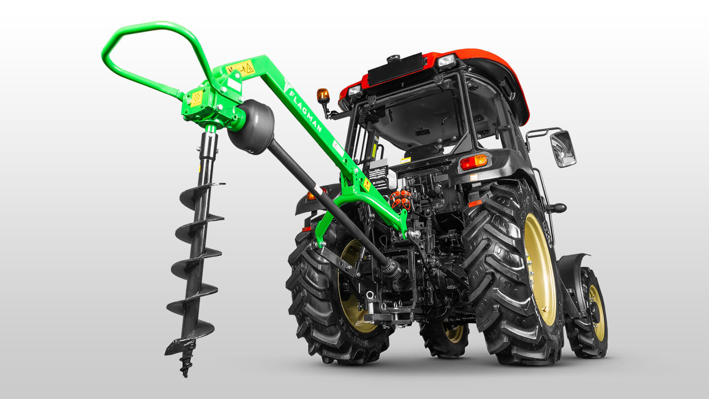 Земляной бур Flagman | Флагман M2 20/60 + (кардан 120см/6х6/усиленный/со шпонкой) 0