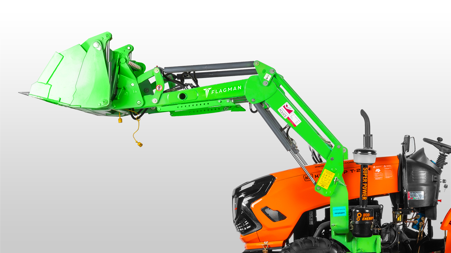 Фронтальный погрузчик Flagman | Флагман PRO Кентавр Т-244/254 PRO-500 (челюстной) 0