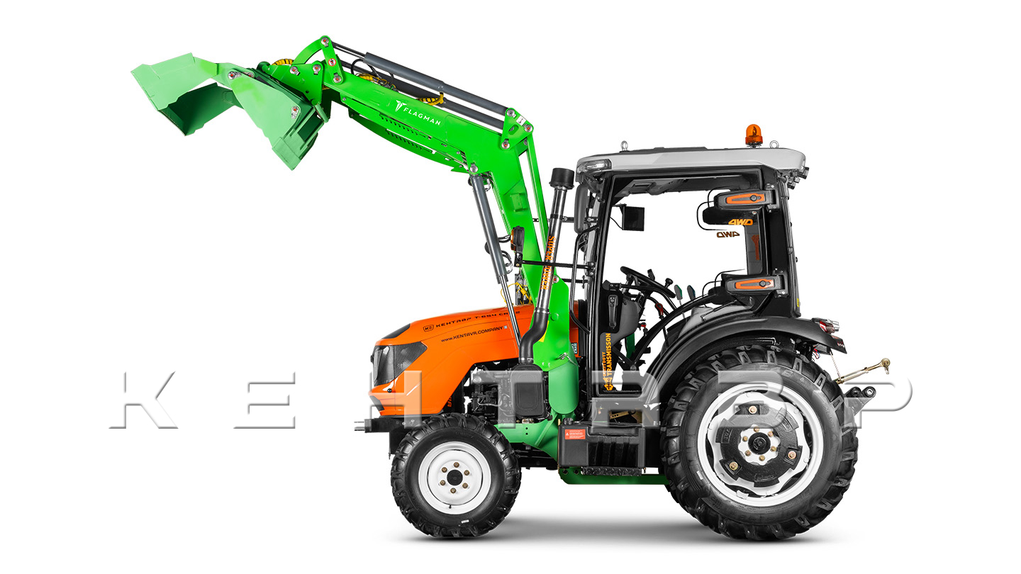 Фронтальный погрузчик Flagman | Флагман PRO Кентавр Т-654 G2 PRO-500 (челюстной c джойстиком)