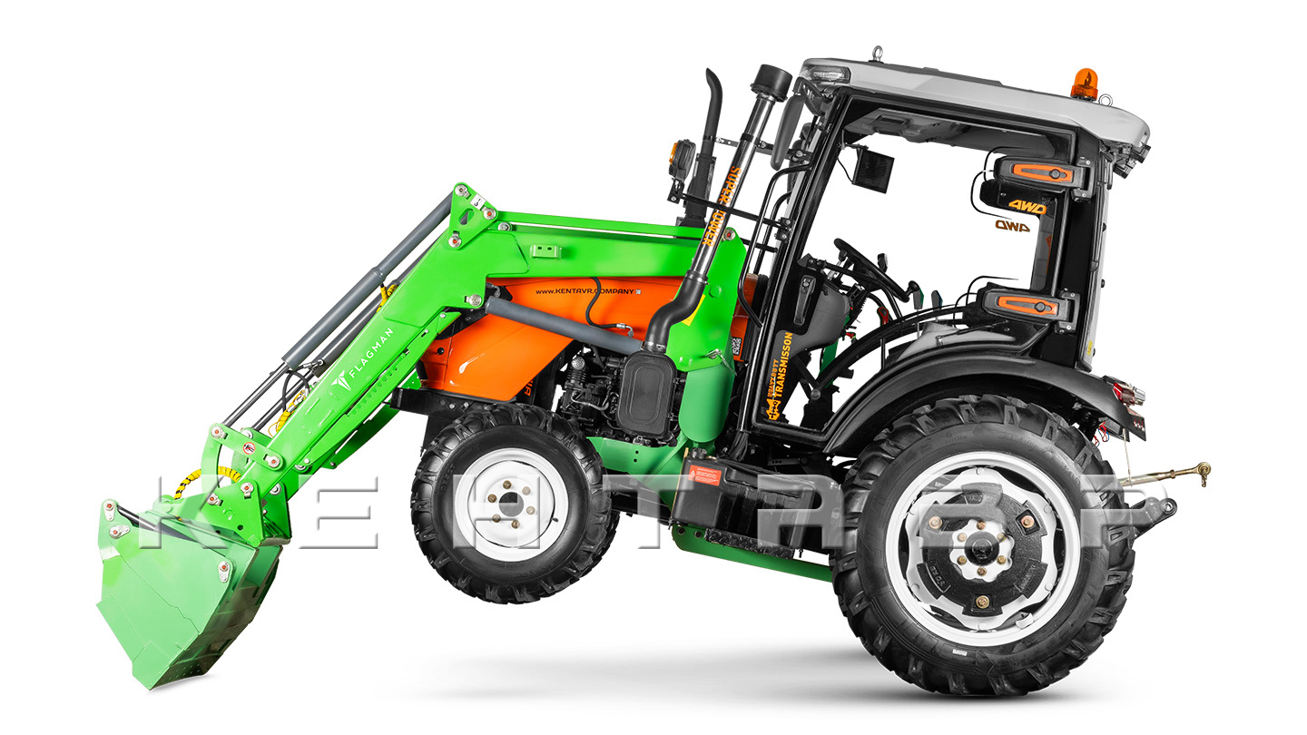 Фронтальный погрузчик Flagman | Флагман PRO Кентавр Т-654 G2 PRO-500 (челюстной c джойстиком)