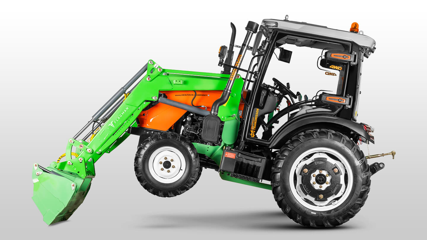 Фронтальный погрузчик Flagman | Флагман PRO Кентавр Т-654 G2 PRO-500 (челюстной c джойстиком) 0