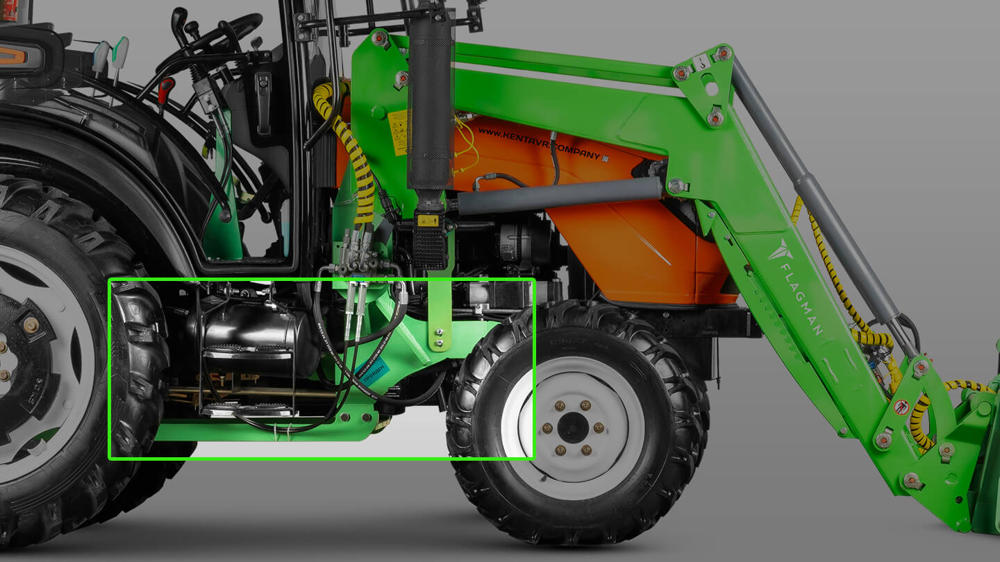 Фронтальный погрузчик Flagman | Флагман PRO Кентавр Т-654 G2 PRO-500 (челюстной c джойстиком) 0