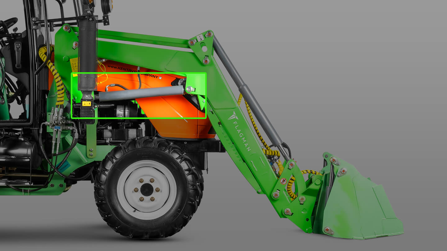 Фронтальный погрузчик Flagman | Флагман PRO Кентавр Т-654 G2 PRO-500 (челюстной c джойстиком) 0