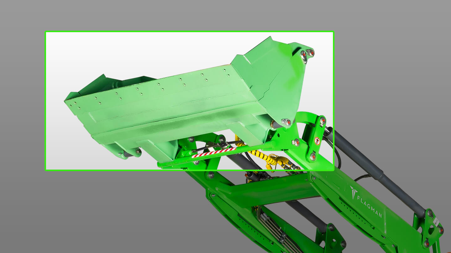 Фронтальный погрузчик Flagman | Флагман PRO Кентавр Т-654 G2 PRO-500 (челюстной c джойстиком) 0