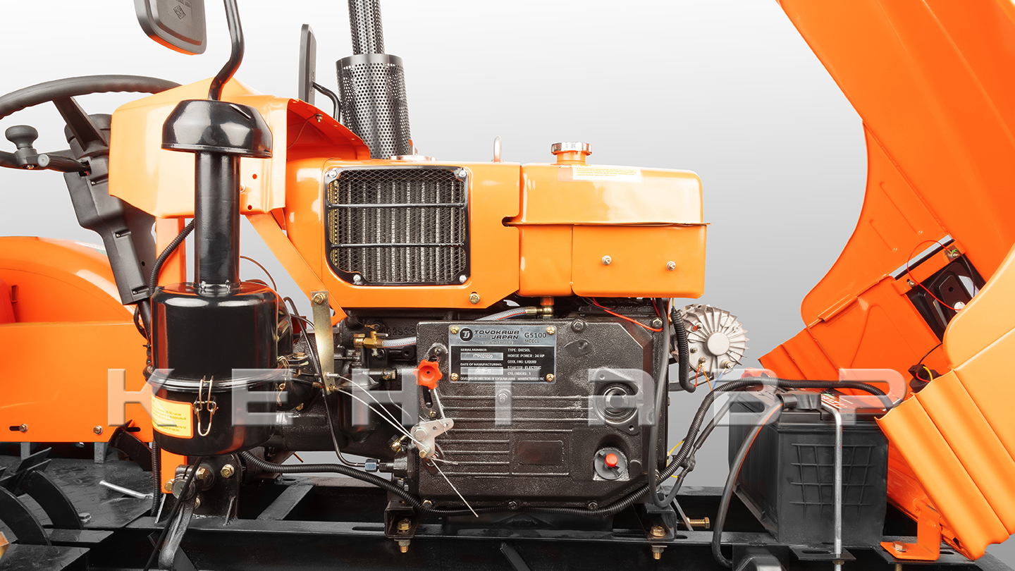 Минитрактор Кентавр Т-4 LITE 6+2 (Toyokawa) STD agri 5,00-12 / 9,50-16 + (фреза/плуг)